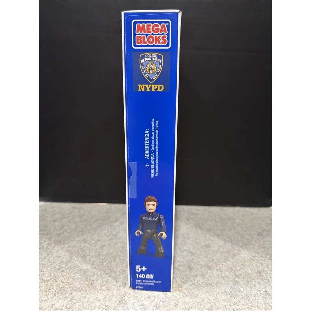 Mega Bloks World Builders Police Chopper Set #97845 [NYPD] BRAND NEW